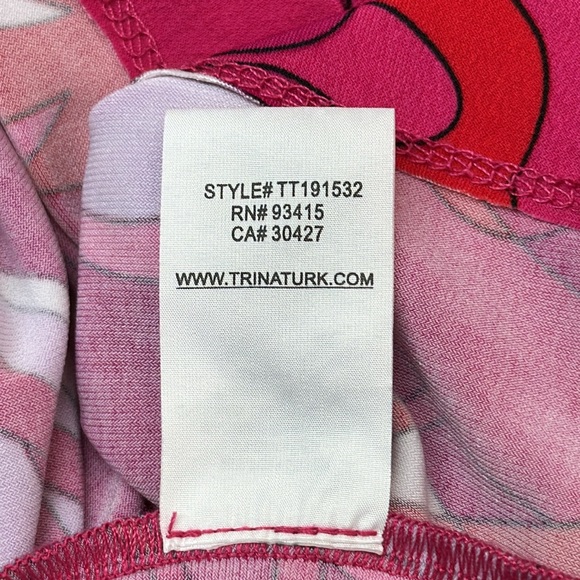 Trina Turk Halter Style Tie Neck Dress. Small - Picture 10 of 10